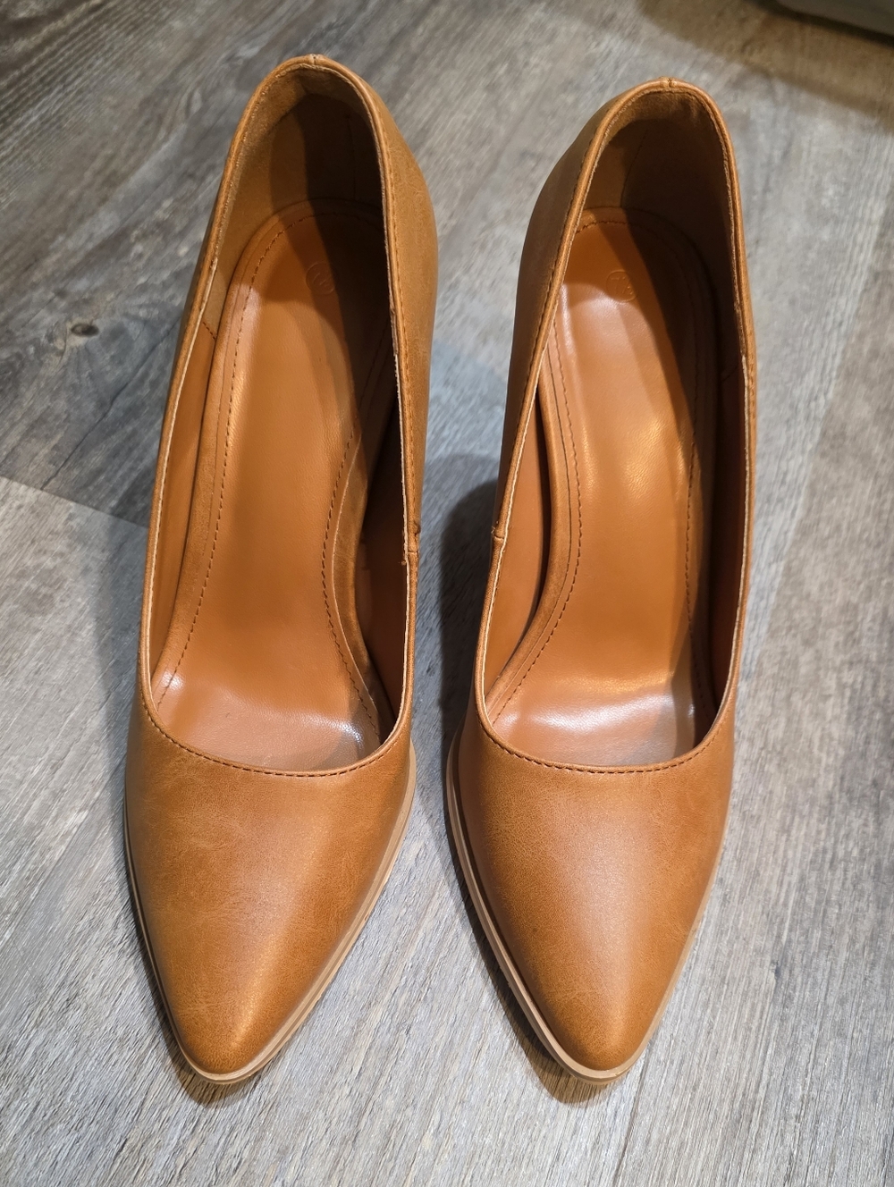 Classic Pointed-Toe Women's Pumps in Tan